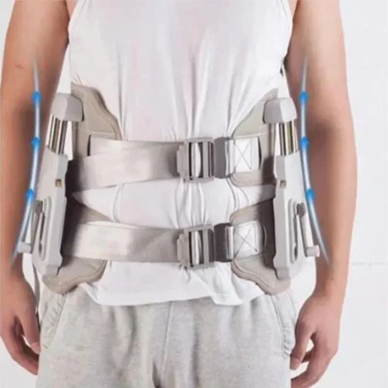 Home tractor bed massager Lumbar decompression device Hui-li wang belt in space Between the waist dish outstanding