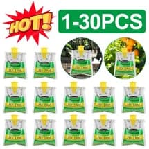 1-30Pcs Hanging Fly Trap Disposable Fly Catcher Bag Mosquito Trap Catcher Fly Wasp Insect Bug Killer Flies Trap for Outdoor